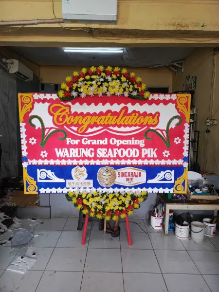 Papan Bunga Ucapan Selamat Kunciran Jaya